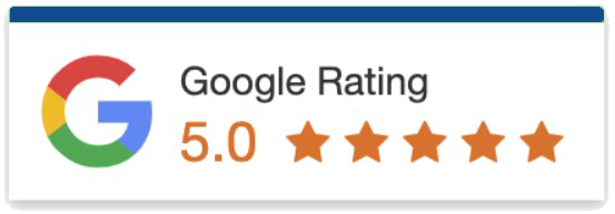 Google Rating - 5 Stars