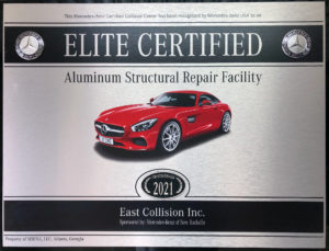 Certified Mercedes Benz Auto Body Shop